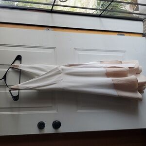 DKNY Flowy Gradient Sleeveless Dress with Tie Waist